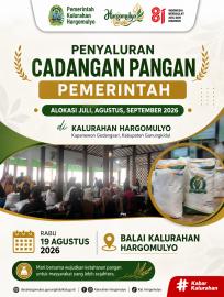 PENYALURAN CADANGAN PANGAN PEMERINTAH ALOKASI JULI-SEPTEMBER 2026